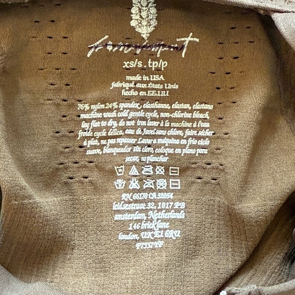 New! Free People Movement Good Karma High Neck Onsie in Wild Mustang 45455 - Picture 12 of 13